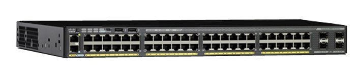 WS-C2960X-48FPS-L, Cisco 2960X 48 Port PoE, Managed Switch