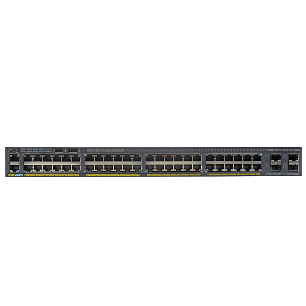 Cisco 2960X 48 Ports Managed Poe Switch WS-C2960X-48FPS-L