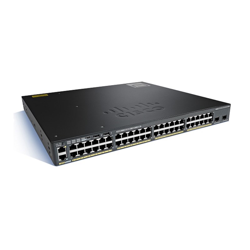 Cisco 48 Port GigE PoE Network Switch WS-C2960XR-48FPD-I 
