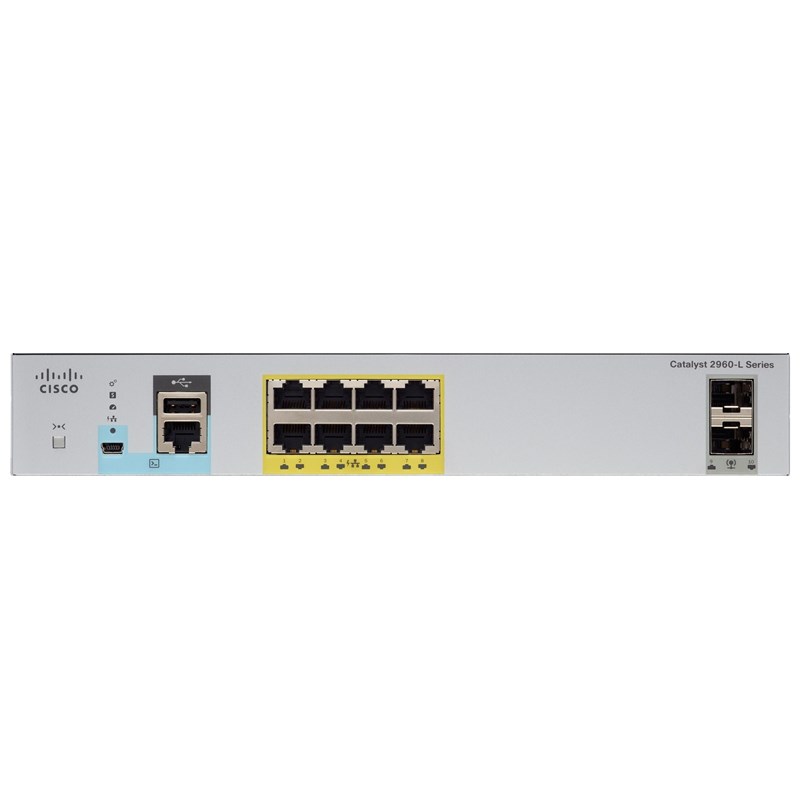 Cisco 2960L Series 8 Ports Poe Switch WS-C2960L-8PS-LL