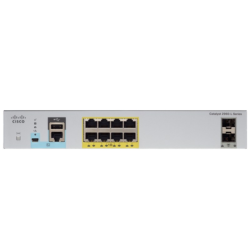 Cisco 2960L Series Poe Switch 8 Port WS-C2960L-8PS-LL