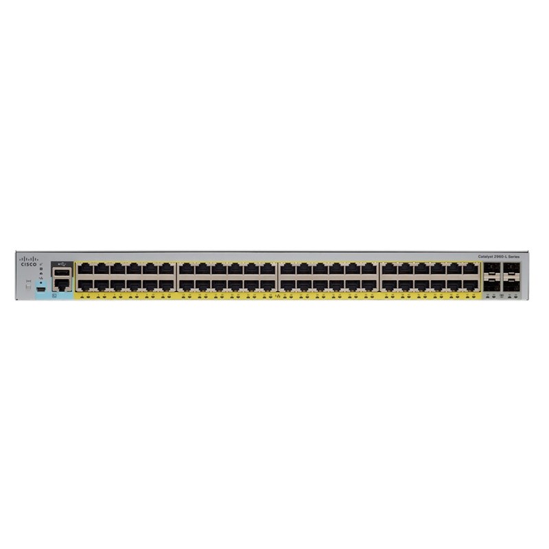 Cisco 2960L Series 48 port PoE Switch WS-C2960L-48PQ-LL