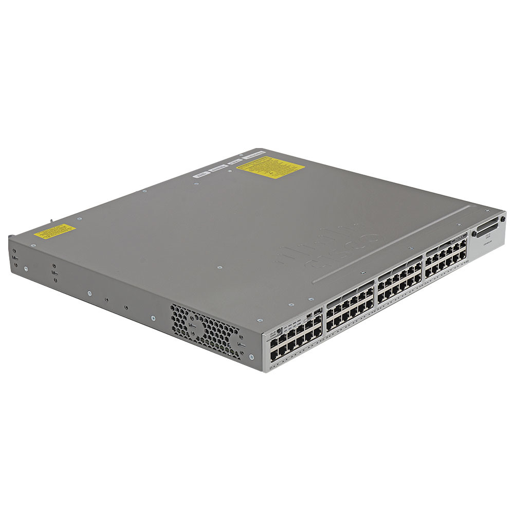 Cisco C3850 Layer 2 48 Port PoE Switch WS-C3850-48P-L