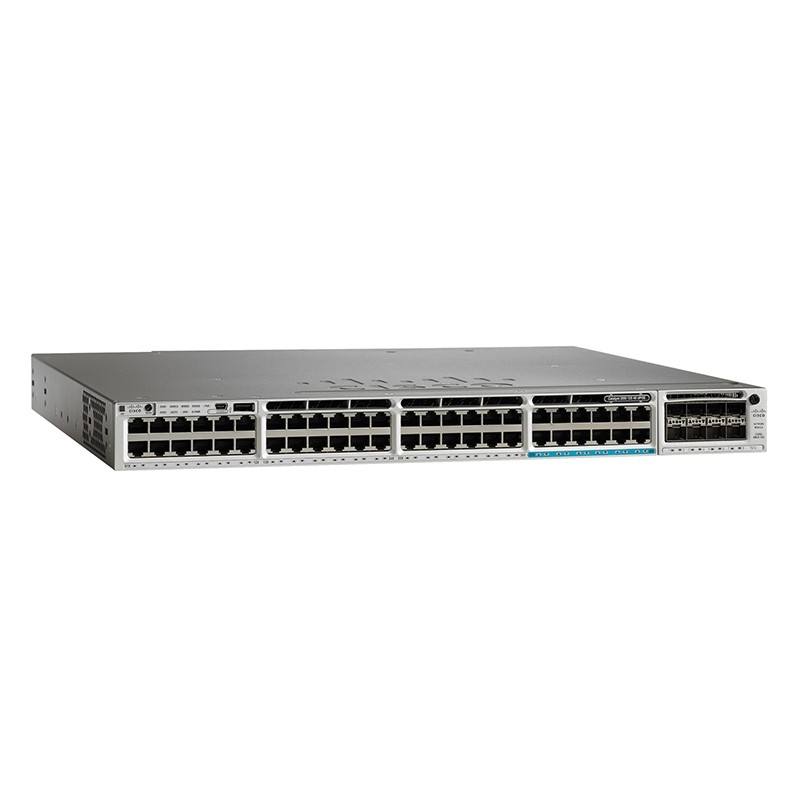 Cisco 3850 Series 48 Port Fiber Optic Switch WS-C3850-12X48U-L 