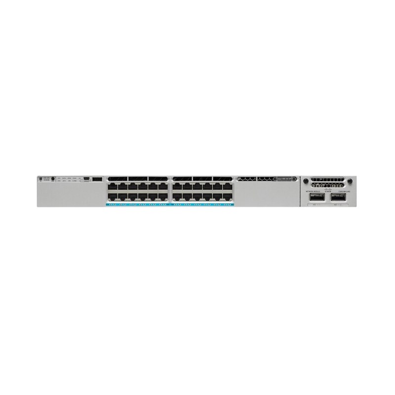 Cisco 3850 Series 24 Port Gigabit Network Switch WS-C3850-24XU-E 