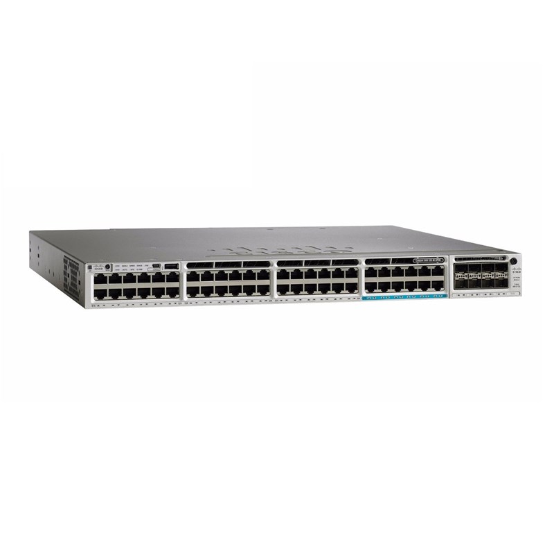 Cisco 3850 48 port network switch WS-C3850-12X48U-E 