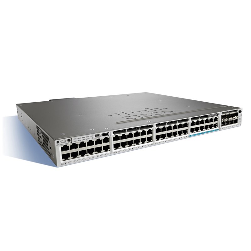 Cisco 3850 48 port gigabit switch WS-C3850-12X48U-E 