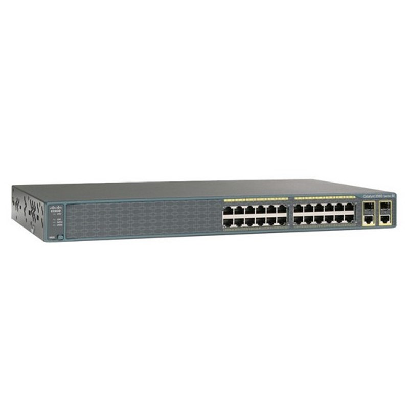 Cisco 2960 Plus 24 Port Eternet Switch WS-C2960+24TC-S