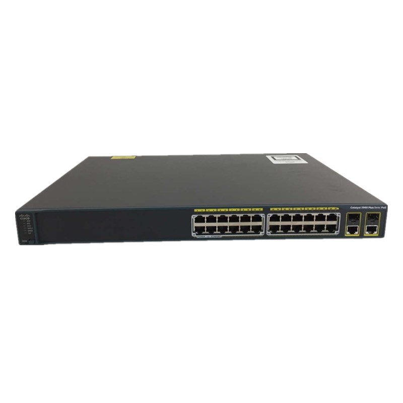 Cisco 2960 Plus 24 Port PoE Switch WS-C2960+24PC-S