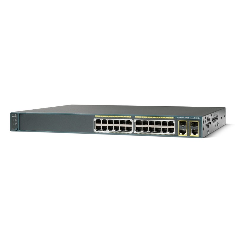 Cisco 2960 Series 24 ports Managed Switch WS-C2960-24PC-S