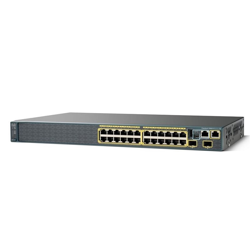 Cisco 2960S Switch SFP Uplink Ports WS-C2960S-24TS-S