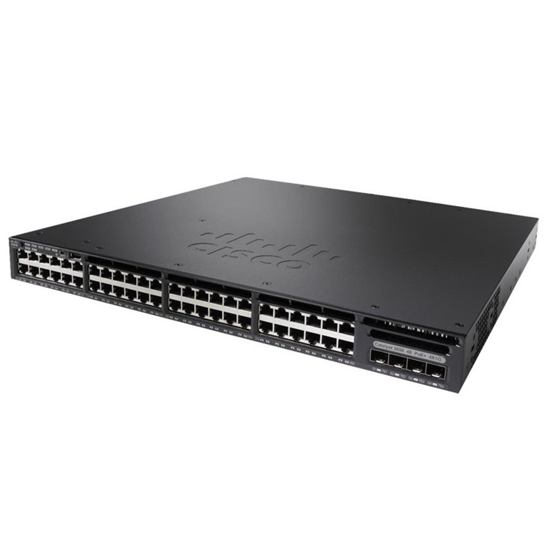 Cisco Catalyst 3650 48 Port Gigabit Switch WS-C3650-48FS-E