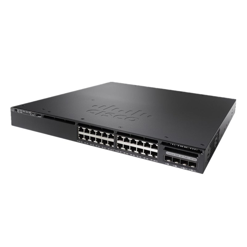 Cisco Catalyst 3650 24 Port PoE+ Switch WS-C3650-24PDM-S