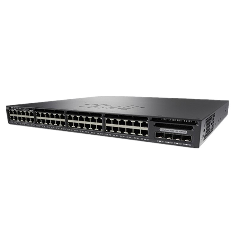 Cisco 3650 48 port managed switch WS-C3650-48TQ-L