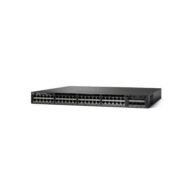 Cisco 3650 48 Port Full PoE Switch WS-C3650-48FQM-L