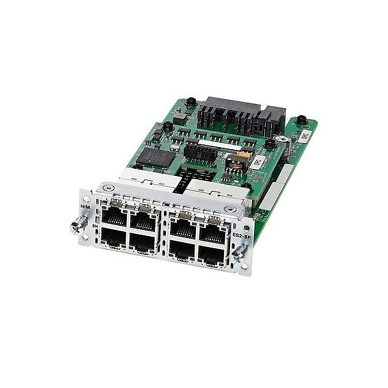 Cisco 8-port PoE GE Switch Network Interface Module NIM-ES2-8-P