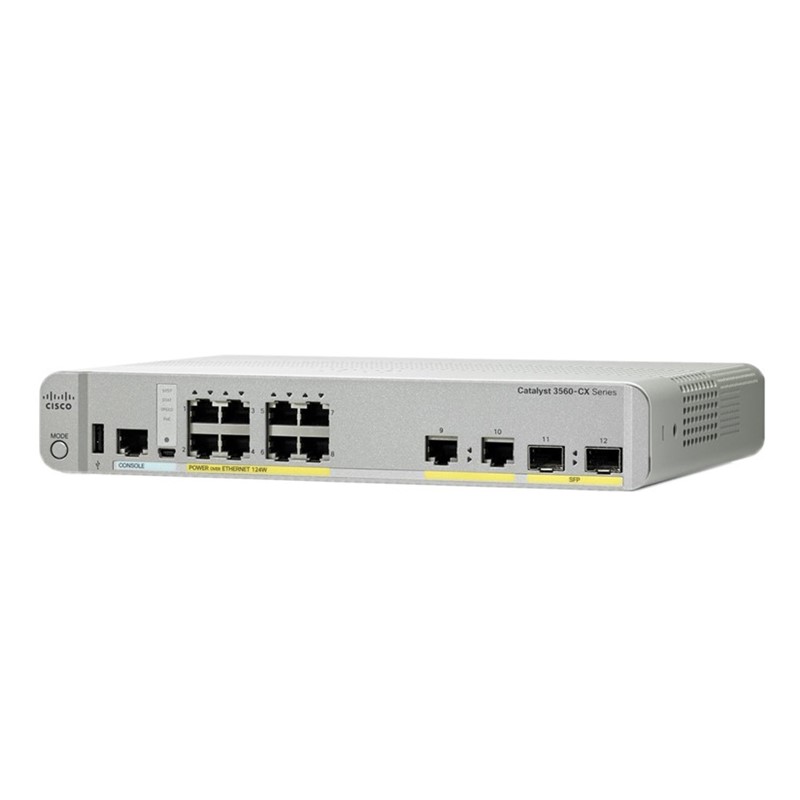 Cisco Catalyst  3560-CX Compact Switch WS-C3560CX-8PC-S