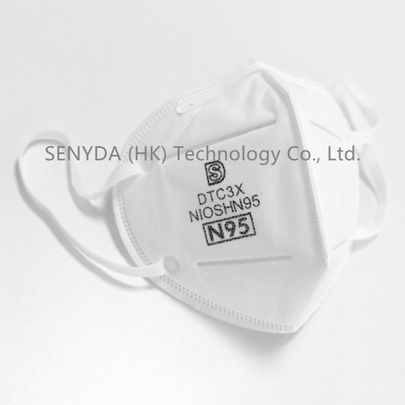 Anti pollution breathing Non-woven dust medical mouth face mask n95 