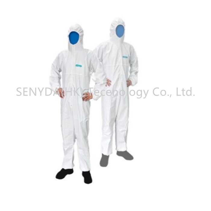 High quality Disposable isolation and pollution prevention protective suit