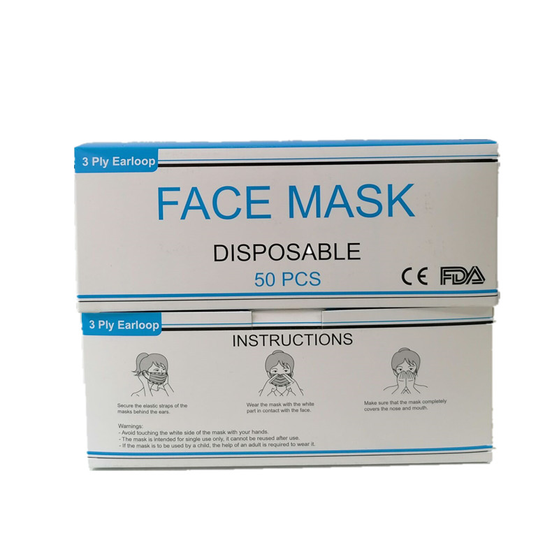 Face mask  disposable 3 ply High quality antivirus and dustproof