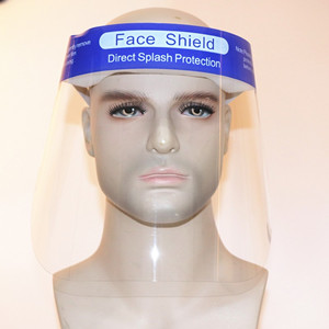 Safety Anti Fog Plastic Clear Full ppe Transparent Face Shield Visors Protection