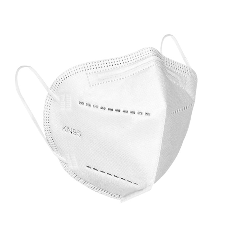 White Disposable Anti-virus Dustproof Protective Mask KN95