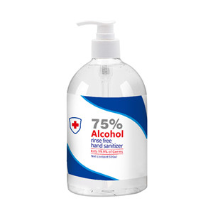 Household 500ml Waterless Disinfectant Gel 75% Alcohol Rinse-Free Hand Sanitizer