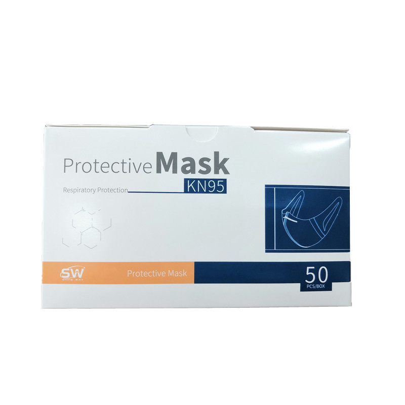 4 Ply Disposable Protective KN95 Respirator Face Mask