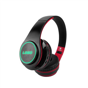 Digital MP3 Headphone 7 Colors LED Flash Headband Wireless bluetooth Earphone